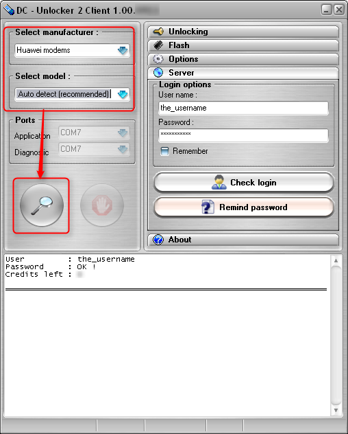 Select Huawei modems