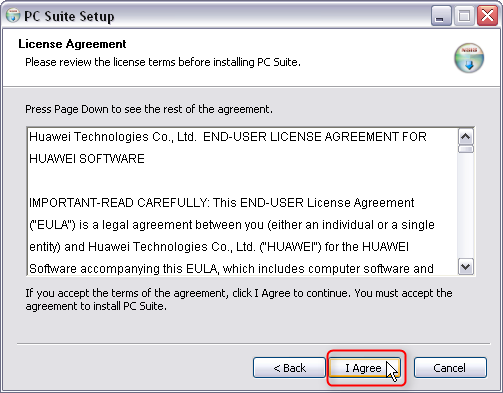 License agreement