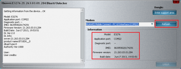 Huawei E3276 Airtel detect and unlock guide 2_110