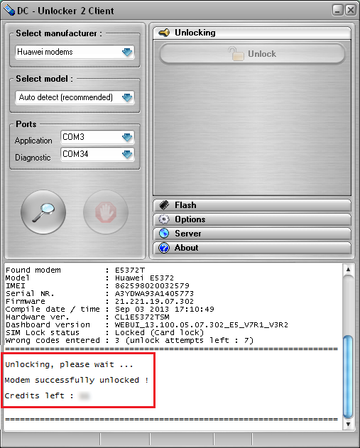 Huawei E5372t unlock procedure 711