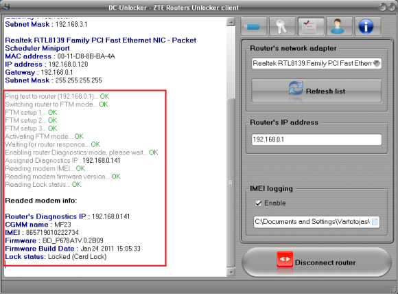 ZTE MF23 detect and unlock by network cable guide 7_15