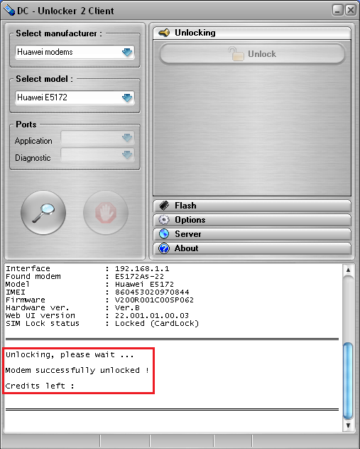 Huawei E5172 Unlock Procedure 81