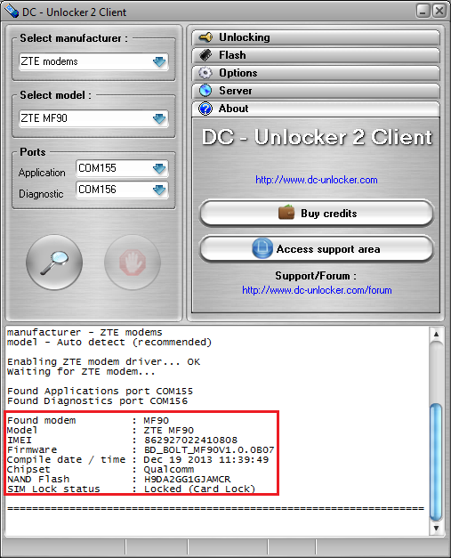 Unlock modem bolt 4g huawei e5172