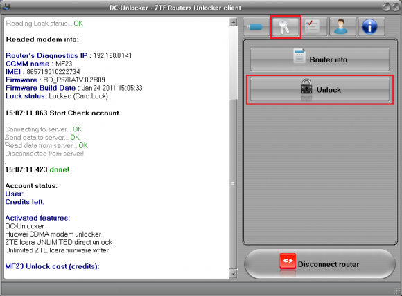 ZTE MF23 detect and unlock by network cable guide 8_12