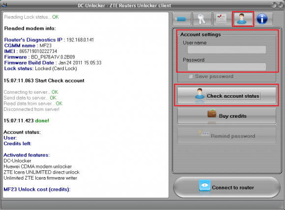 ZTE MF23 detect and unlock by network cable guide Account_11