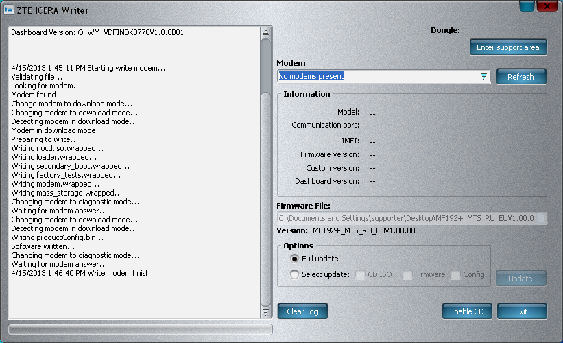 Modem zte mf180 firmware update 2017